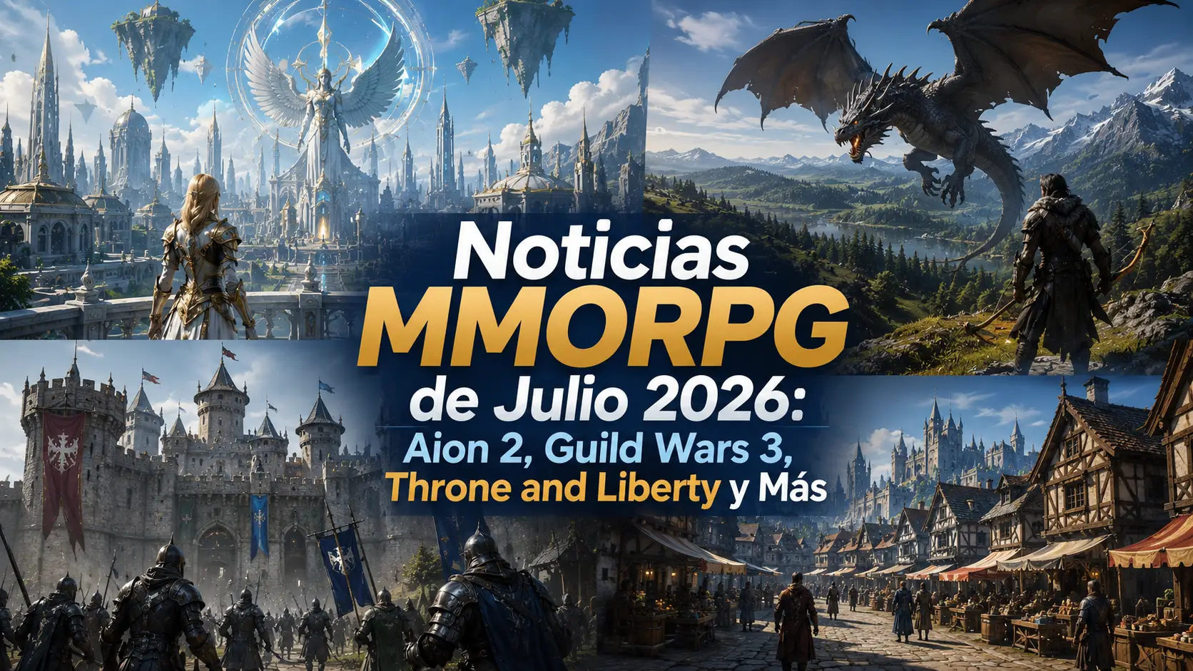 Noticias MMORPG de Julio 2026: Aion 2, Guild Wars 3, Throne and Liberty y Más